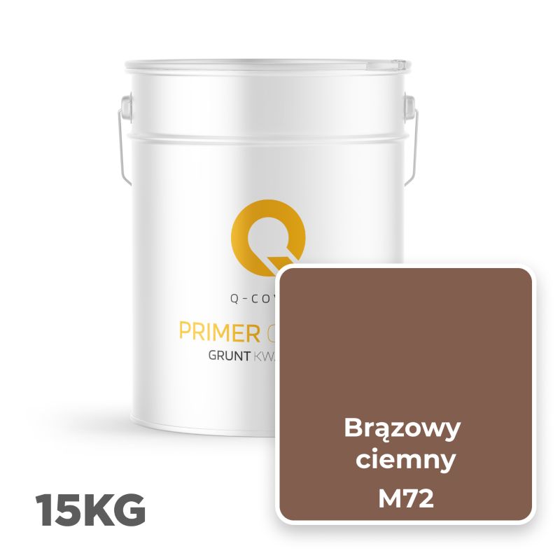 Kvartsgrunding til Mosaikpuds M72 15 kg Mørkebrun