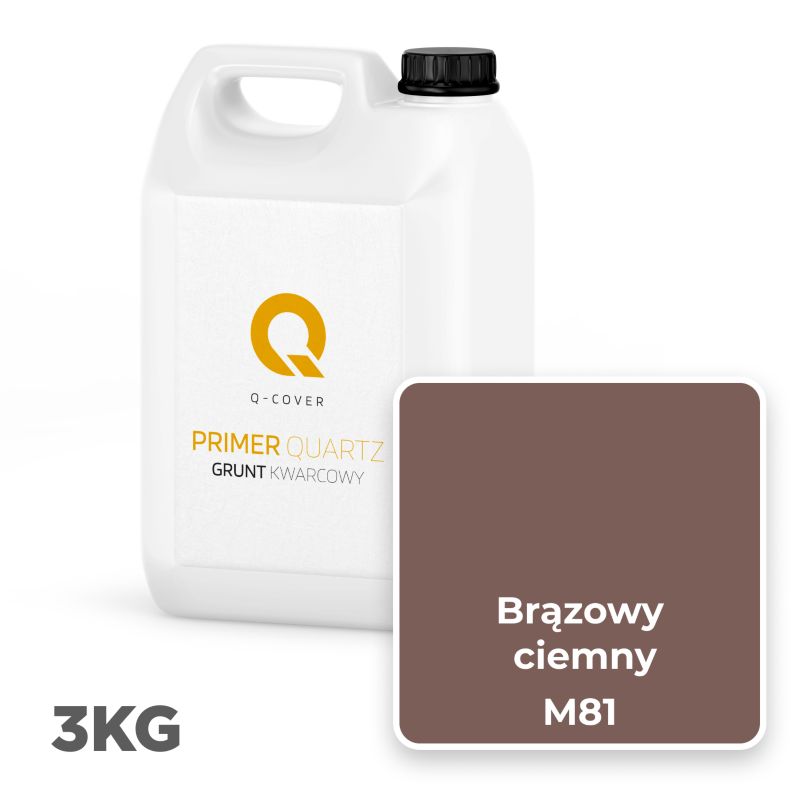 Kvartsgrunder M81 3 kg Mørkebrun