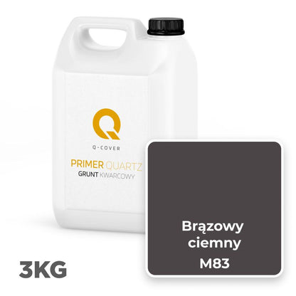 Kvartsgrunder M83 3 kg Mørkebrun