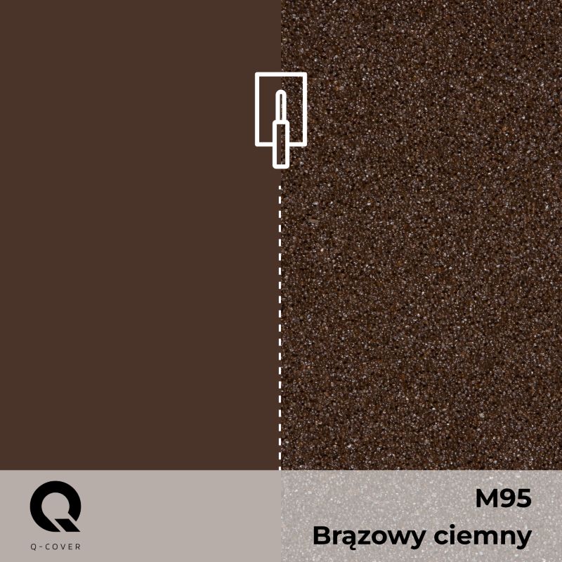 Kvartsgrund M95 7,5 kg Mørkebrun