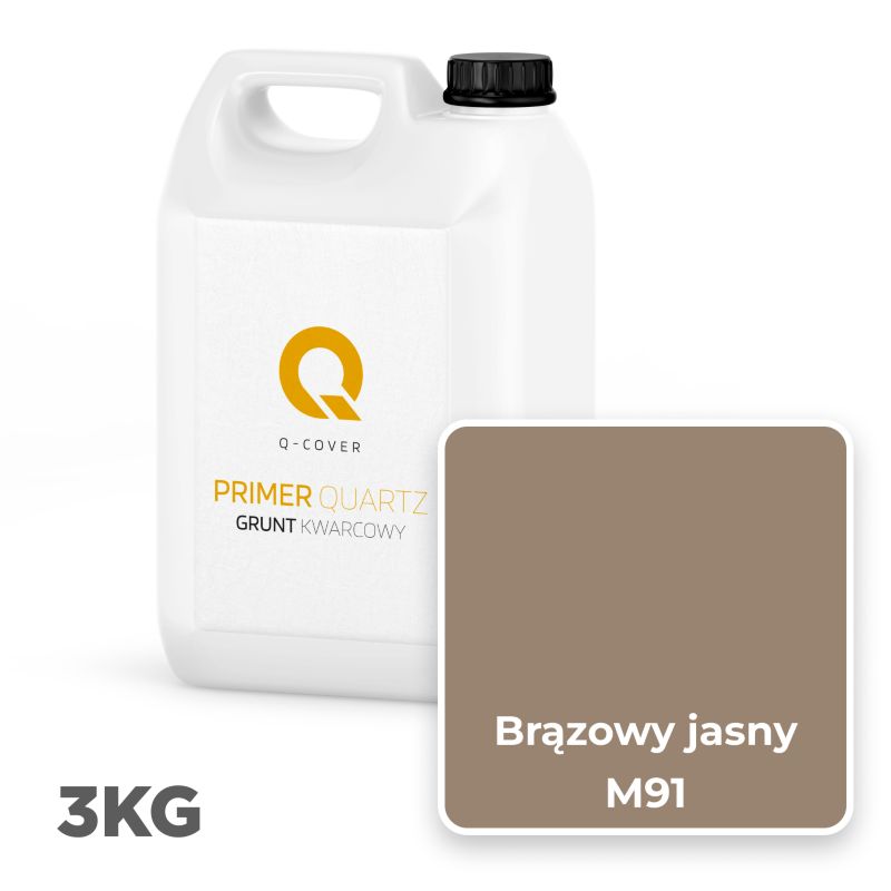 Kvartsprimer til Mosaikpuds 3 kg Brun M91