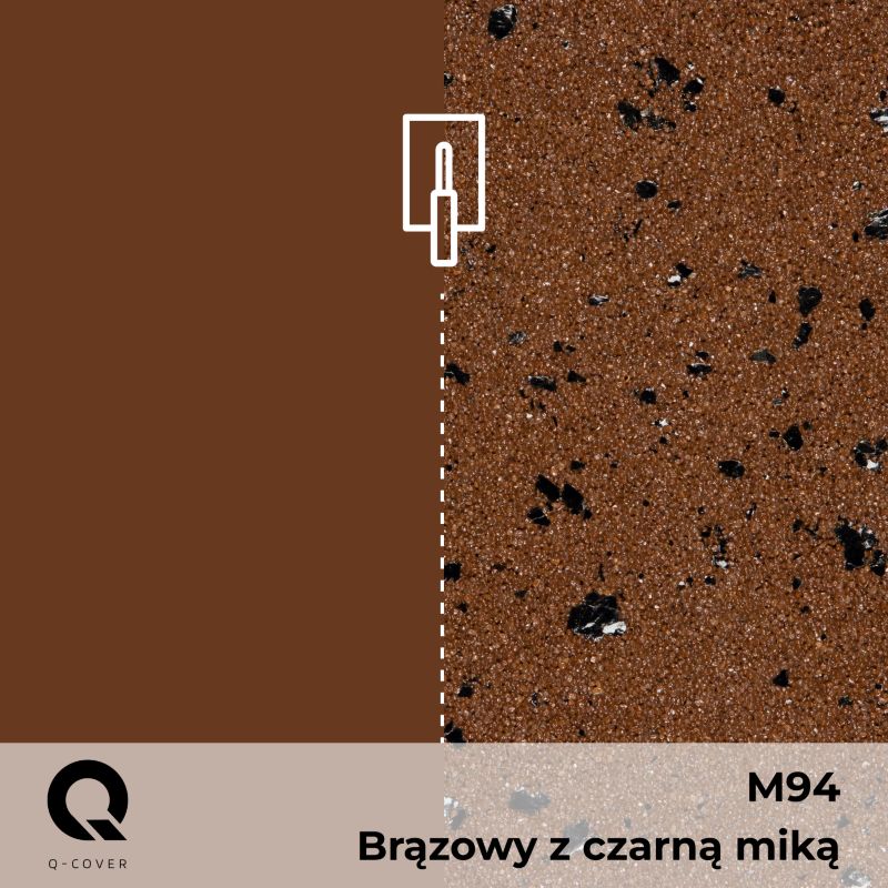 Kvartsprimer Mosaikpuds M94 15 kg Brun
