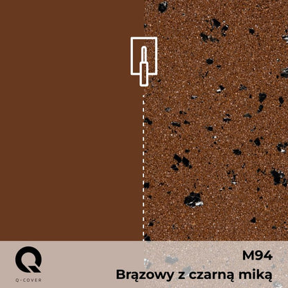 Kvartsprimer Mosaikpuds M94 15 kg Brun