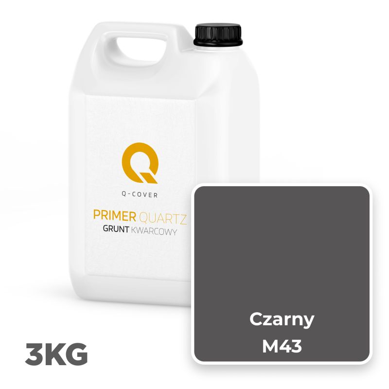 Kvarts Grunder til Mosaikpuds M43 3 kg Sort