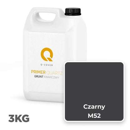 Kvartsprimer Mosaikpuds M52 Sort 3 kg