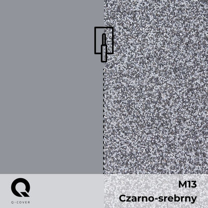 Kvartsprimer Mosaikpuds Sølv M13 7,5 kg