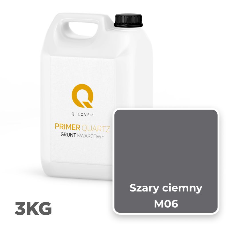 Kvartsprimer M06 3 kg Mørkegrå