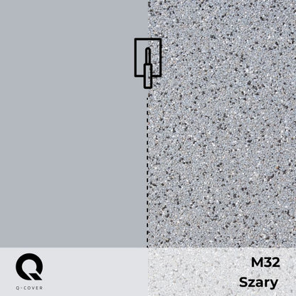 Kvartsgrunder M32 7,5 kg Grå