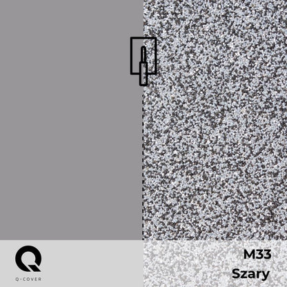 Kvartsprimer Mosaikpuds Grå M33 7,5 kg