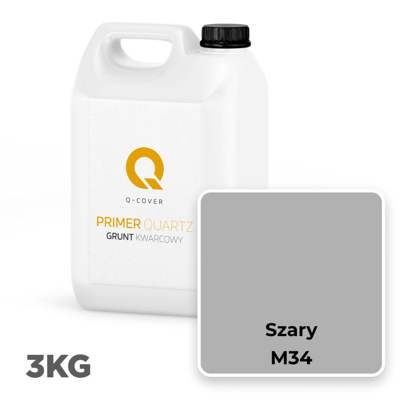 Kvartsprimer M34 til Mosaikpuds 3 kg Grå