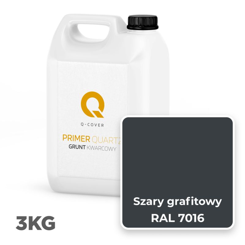 Kvarts Grunder Antracit RAL7016 3 kg