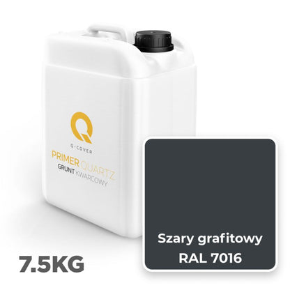 Kvartsgrunder Silikonepuds Antracit RAL 7016 7,5 kg