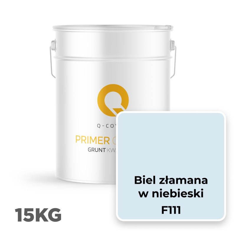 Kvartsgrunder F111 15 kg Blåtonet Hvid