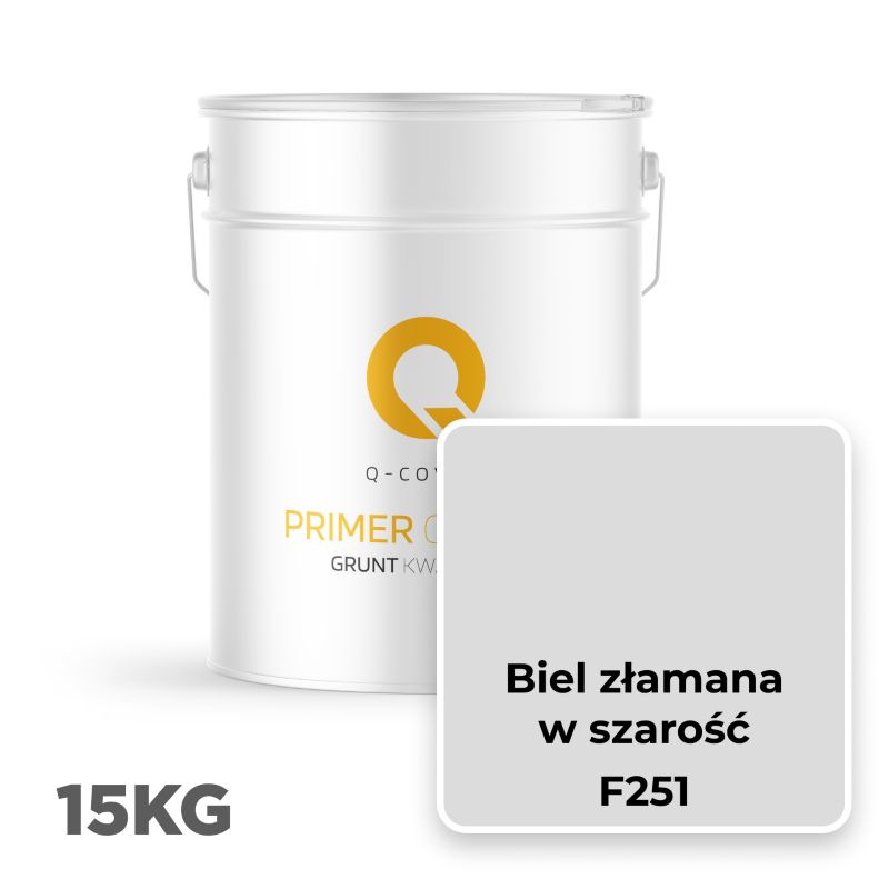 Kvarts Grunder F251 15 kg Brækket Hvid