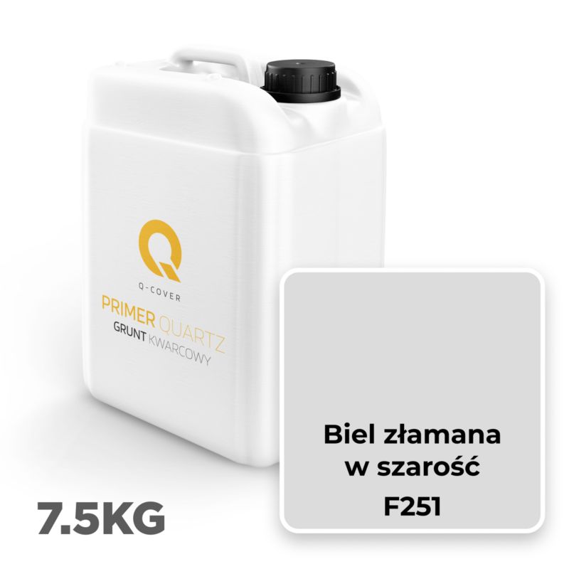 Kvarts Grunder F251 7,5 kg Gråhvid