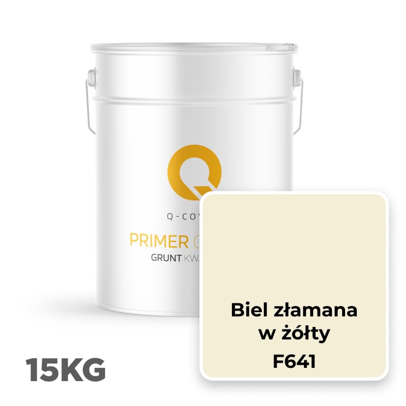 Kvartsgrunder 15 kg Knækket Hvid Gul F641