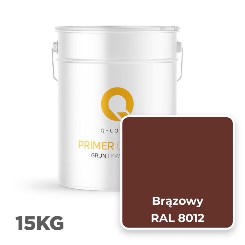 Kvartsgrunder 15 kg Brun-rød RAL8012