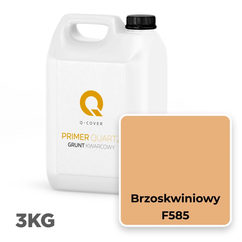 Kvartsgrunder F585 3 kg Fersken