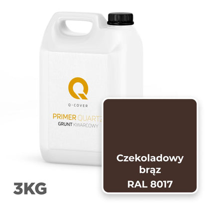 Kvartsgrunder Silikone Chokoladebrun RAL8017 3 kg
