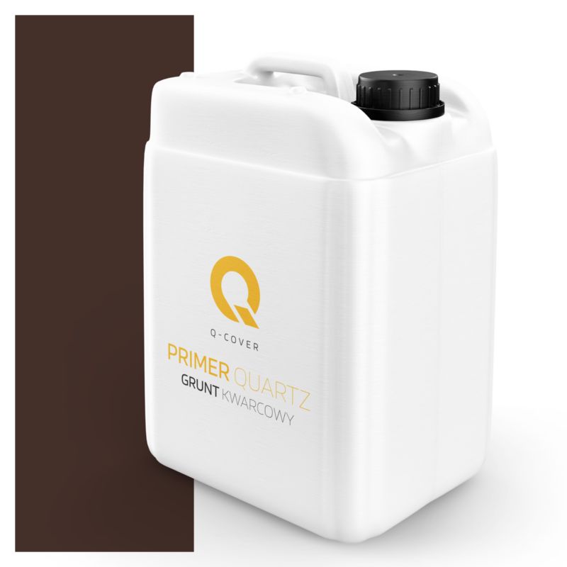 Kvartsprimer til Silikonepuds Chokoladebrun RAL8017 7,5 kg