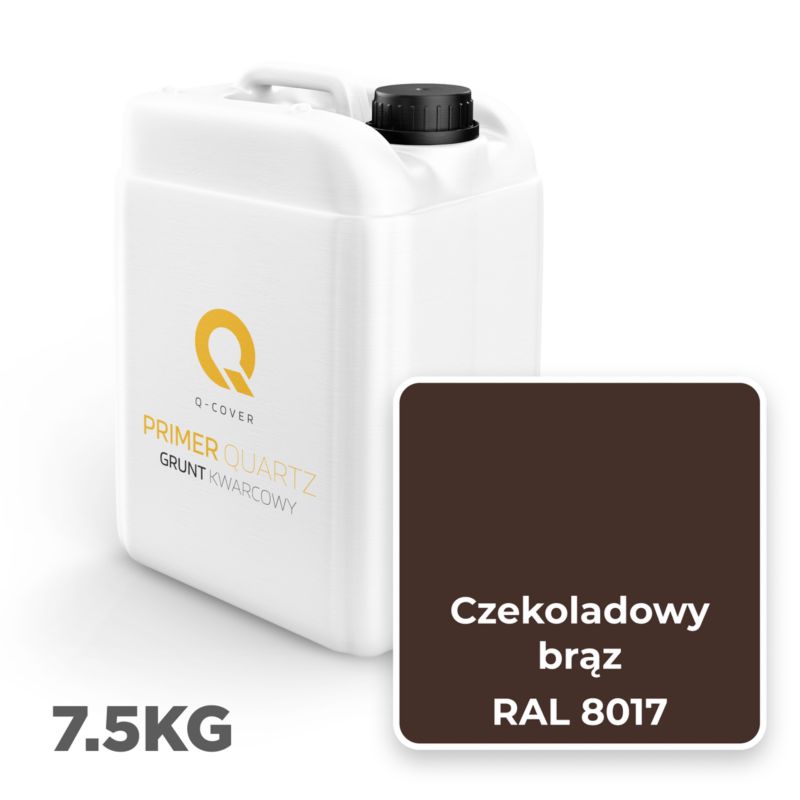 Kvartsprimer til Silikonepuds Chokoladebrun RAL8017 7,5 kg