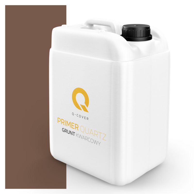 Kvartsprimer Silikonepuds F536 7,5 kg Chokoladebrun
