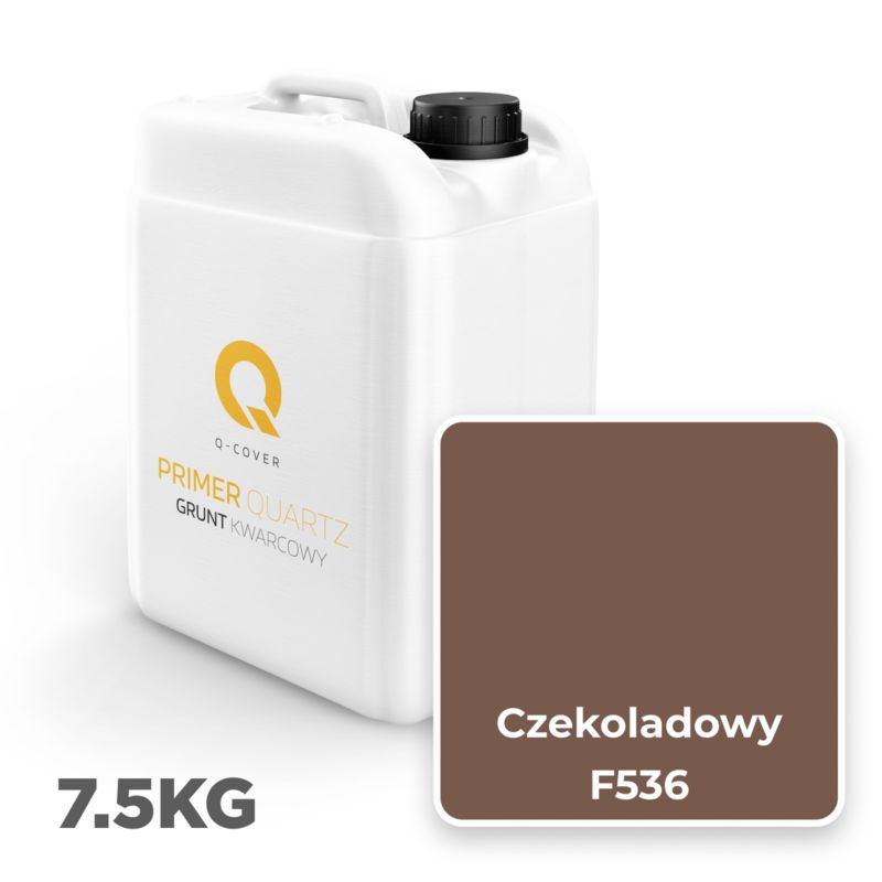 Kvartsprimer Silikonepuds F536 7,5 kg Chokoladebrun