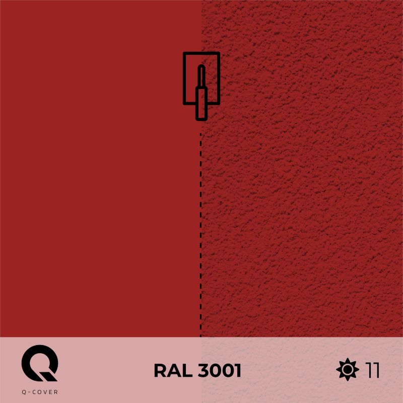 Kvartsgrunder til Silikonepuds Rød RAL3001 7,5 kg