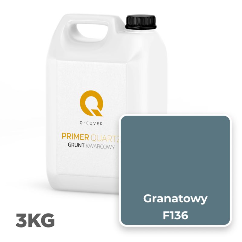 Kvartsgrunder Mørkeblå F136 3 kg