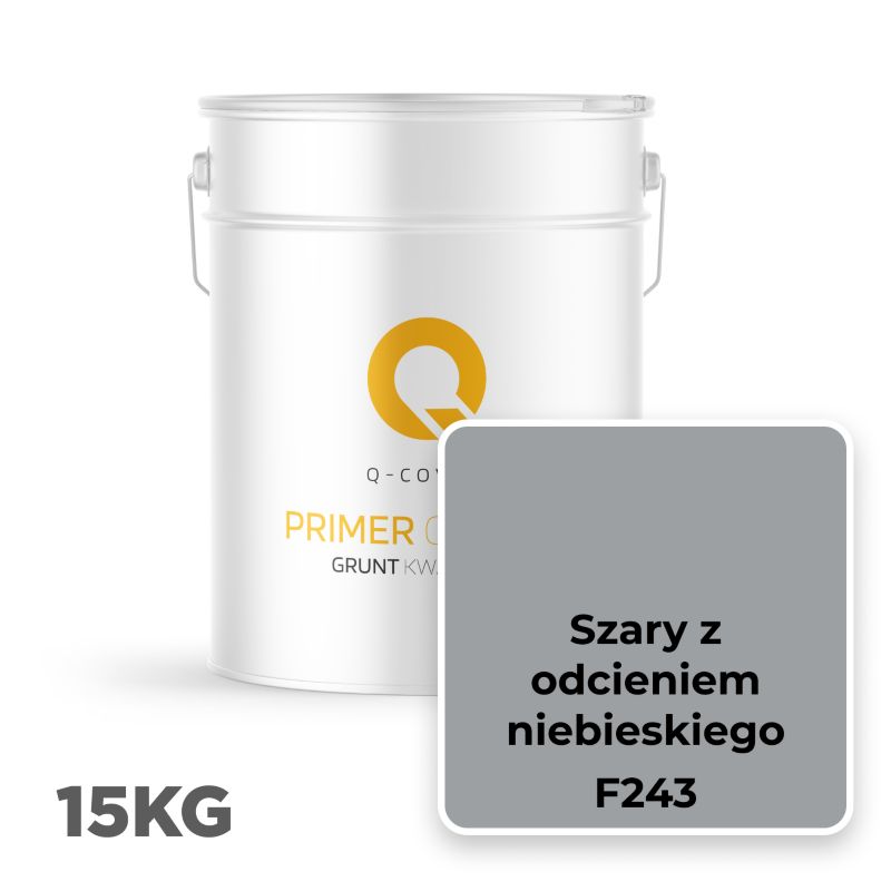 Kvartsgrunder F243 15 kg Gråblå