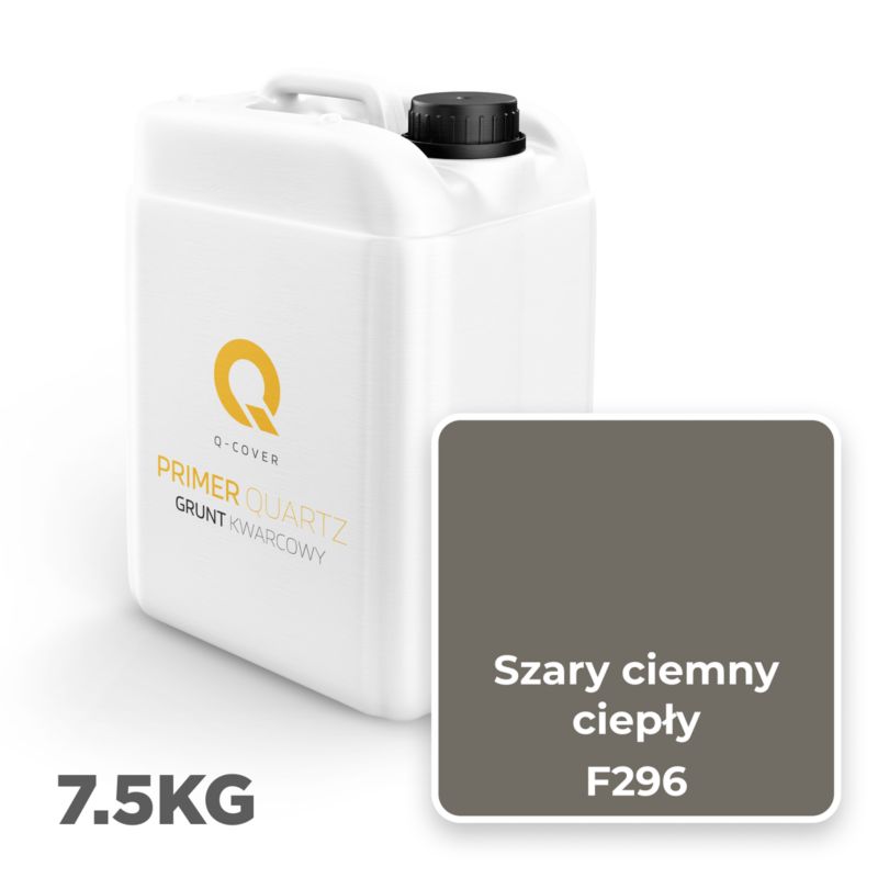 Kvartsprimer til Silikonepuds Mørkegrå Varm F296 7,5 kg