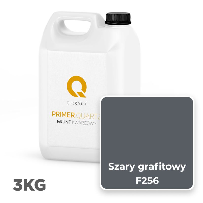 Kvartsgrunder F256 3 kg Koksgrå