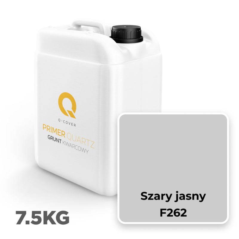 Kvartsgrunder F262 7,5 kg Lys Grå