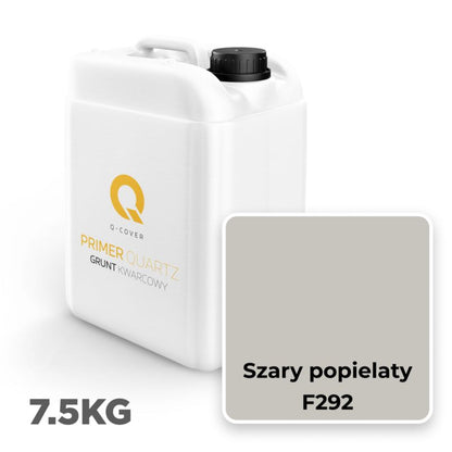 Kvartsgrunder under Silikonepuds Grå Ask F292 7,5 kg