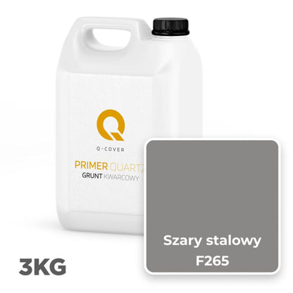 Kvarts Grunder til Silikonepuds Stålgrå F265 3 kg