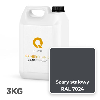 Kvartsprimer til Silikonepuds Stålgrå RAL7024 3 kg | 5905748091455