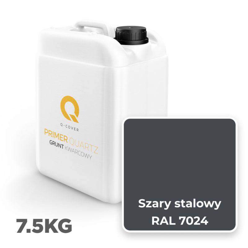 Kvartsgrunding Stålgrå RAL7024 7,5 kg
