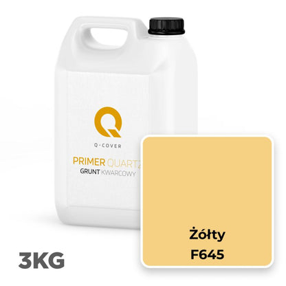 Kvartsgrunder til Silikonepuds F645 3 kg Gul