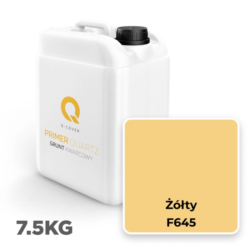 Kvartsgrunder til Silikonepuds F645 7,5 kg Gul
