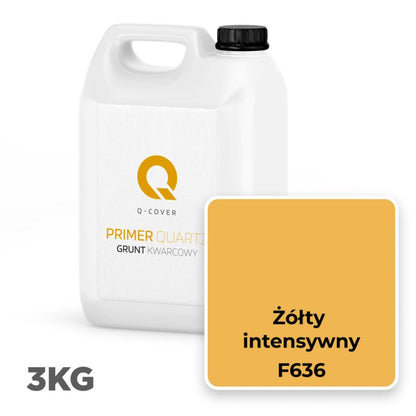 Kvartsgrunder F636 3 kg Intensiv Gul
