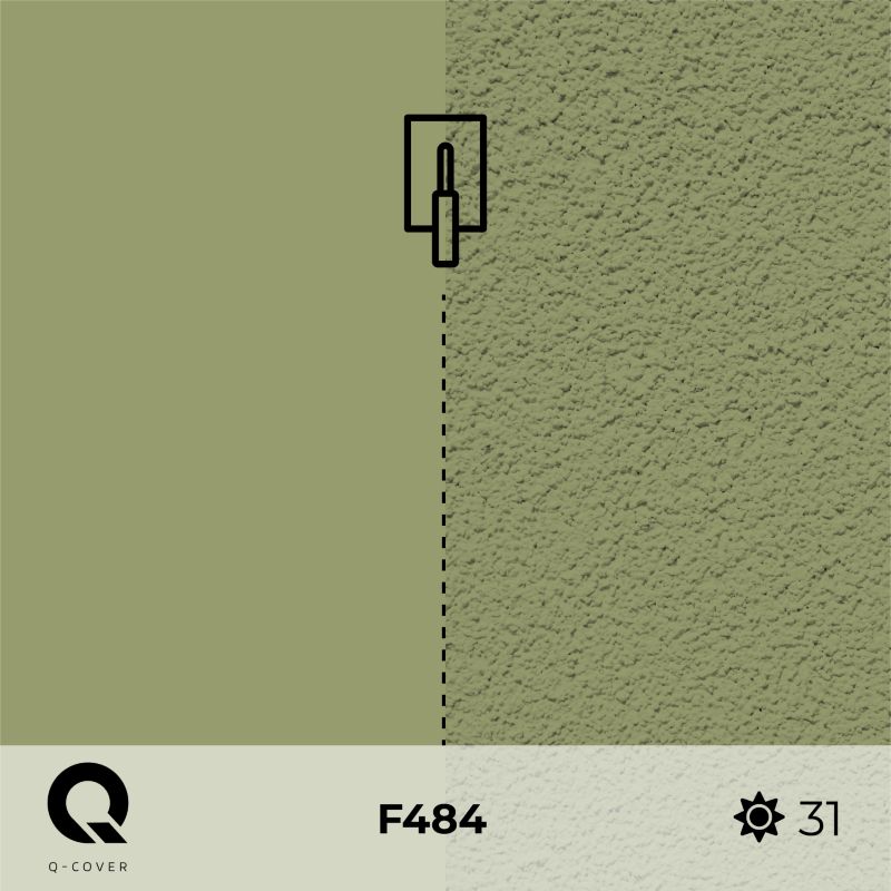 Kvartsgrunding F484 15 kg Grøn