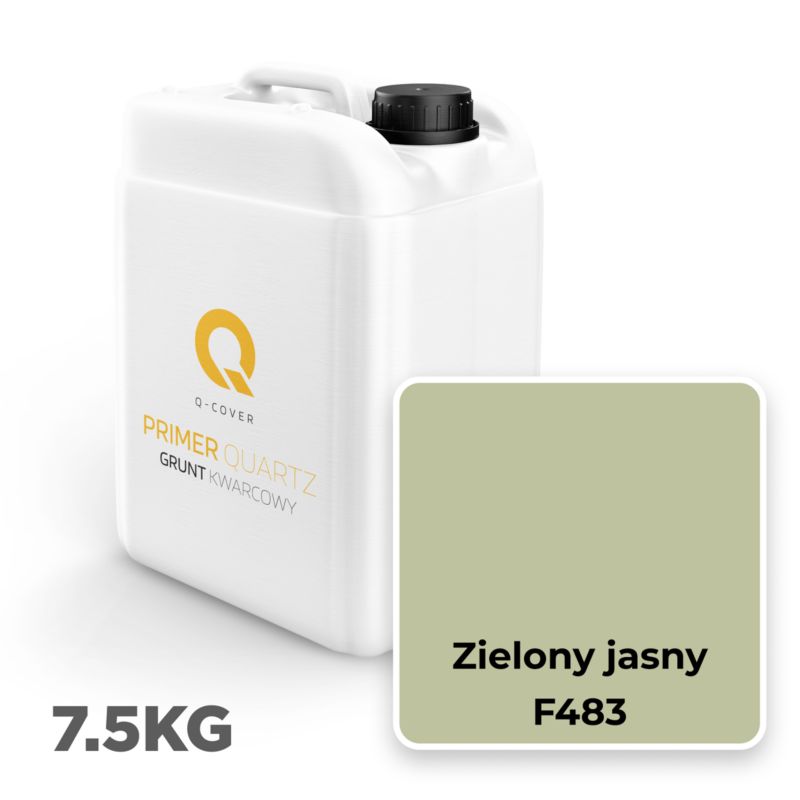 Kvartsgrunder F483 Lys Grøn 7,5 kg