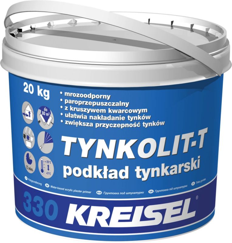 Grunder til puds Kreisel Tynkolit T330 hvid 20 kg