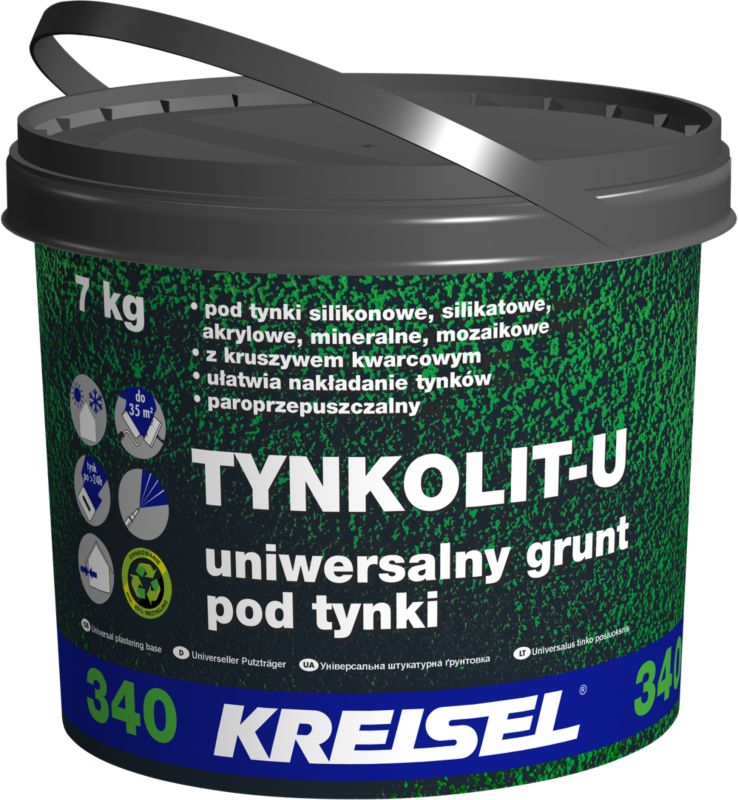 Pudsegrunding Tynkolit-U 340 7 kg Hvid