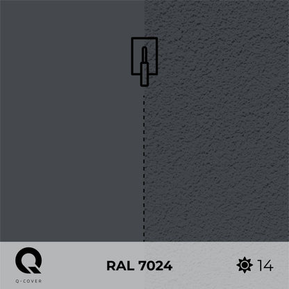 Pudsergrunder Stålgrå RAL 7024 15 kg