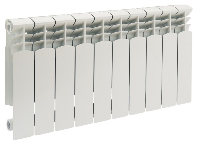 Aluminiumsradiator G350F 45x81 cm Hvid