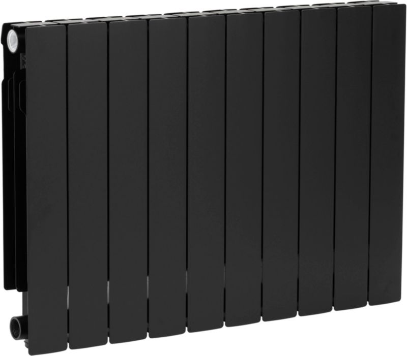 Aluminium Radiator ADR 500 80,5x57 cm Sort Mat
