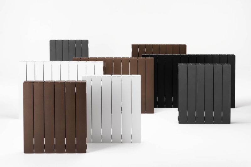 Aluminium Radiator ADR 500 80,5x57 cm Sort Mat