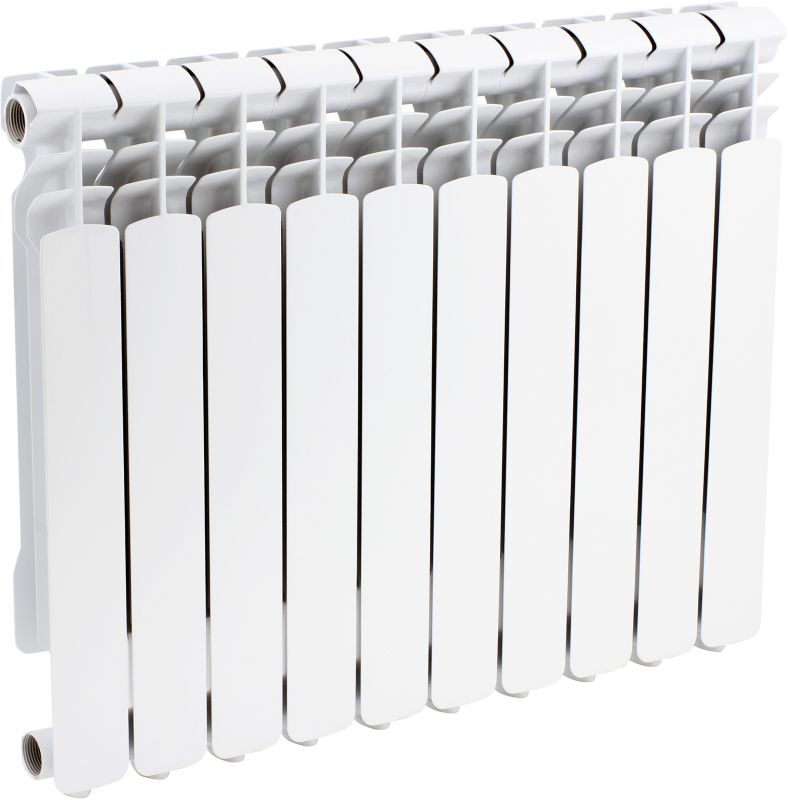Aluminium Radiator 70x57,6 cm 10 Elementer Hvid | 5900308751527