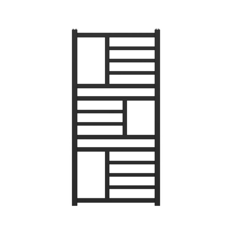Asymmetrisk radiator GoodHome Arundel 100 x 50 cm mat-sort